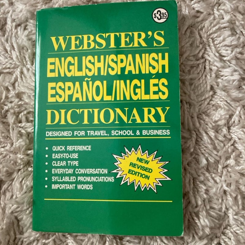 Webster’s English/Spanish Dictionary