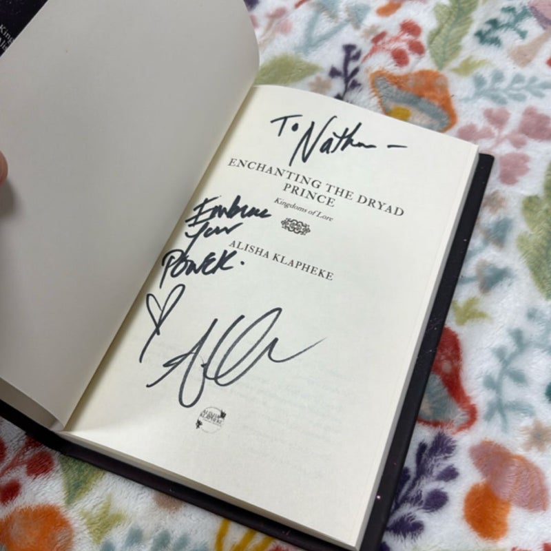 Enchanting the Dryad Prince (signed)