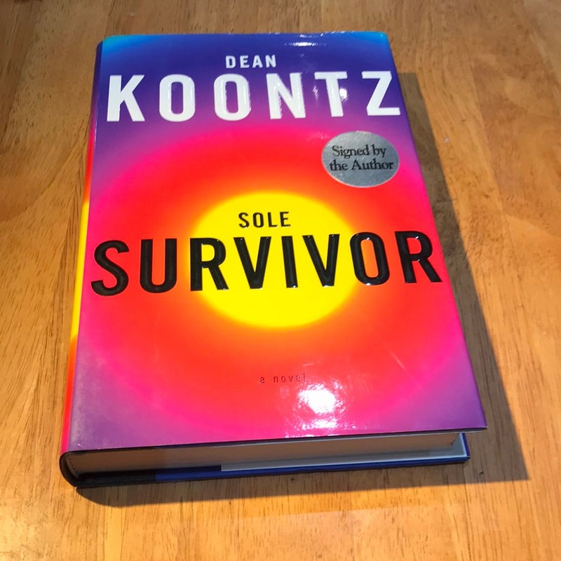 Signed 1st ed./1st * Sole Survivor