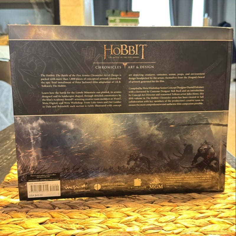 The Hobbit: the Battle of the Five Armies Chronicles: Art and Design