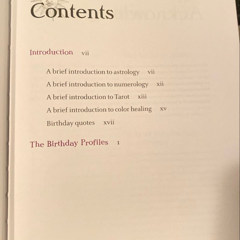 The Element Encyclopedia of Birthdays