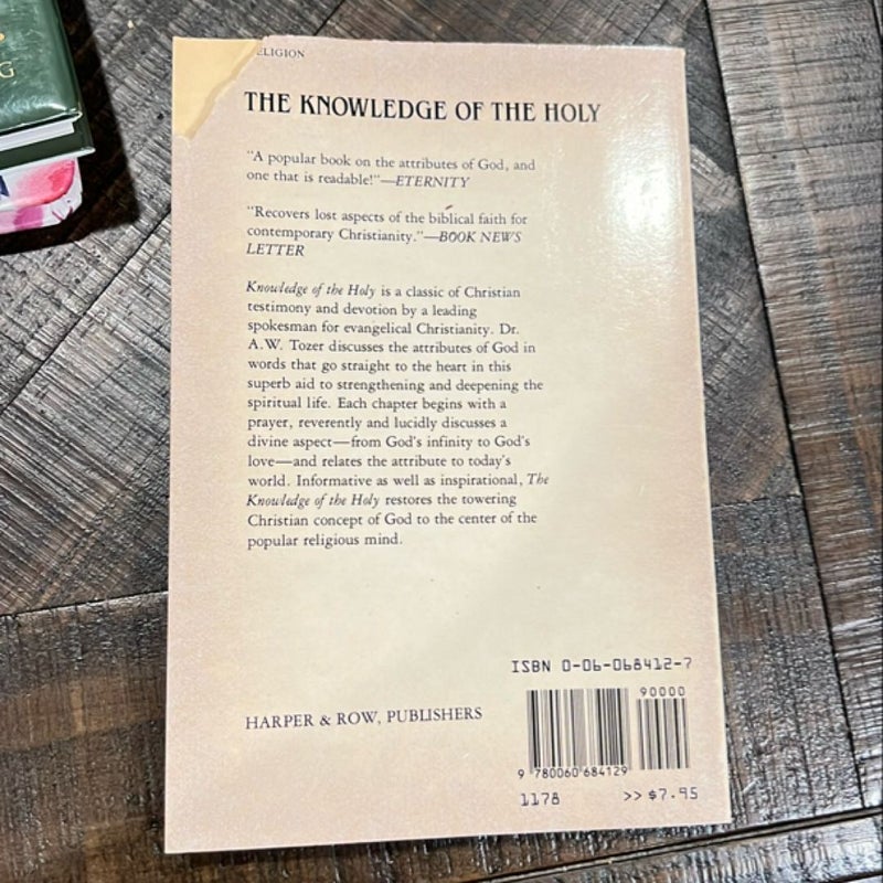 The Knowledge of the Holy