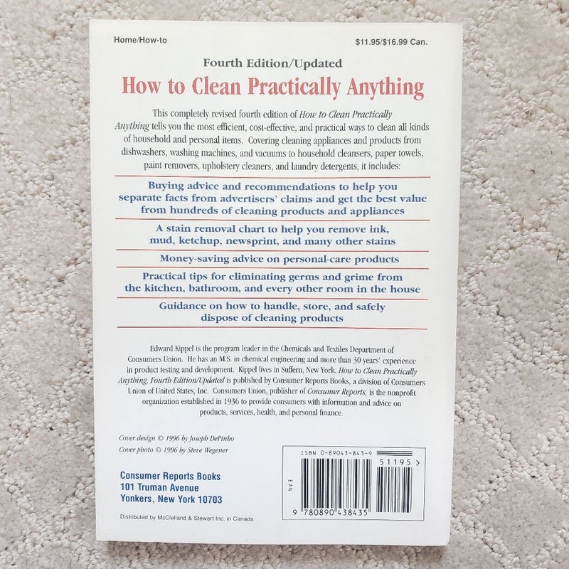 How to Clean Practically Anything (Updated 4th Edition, 1996)