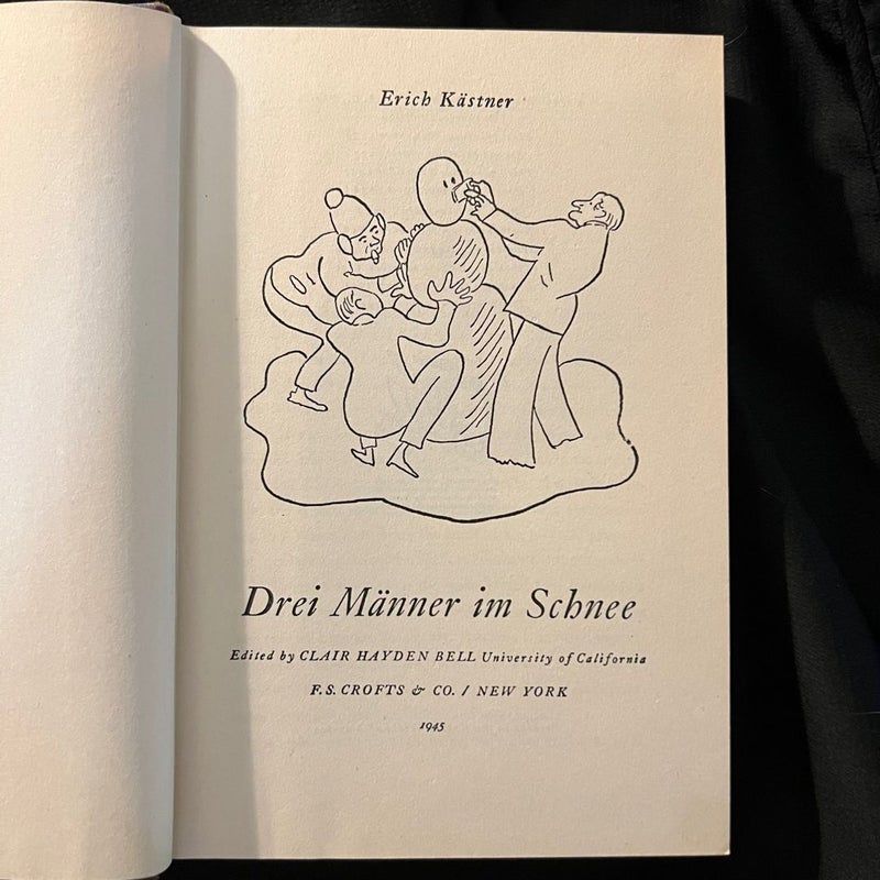 Drei Manner im Schee (German - Vintage 1945)