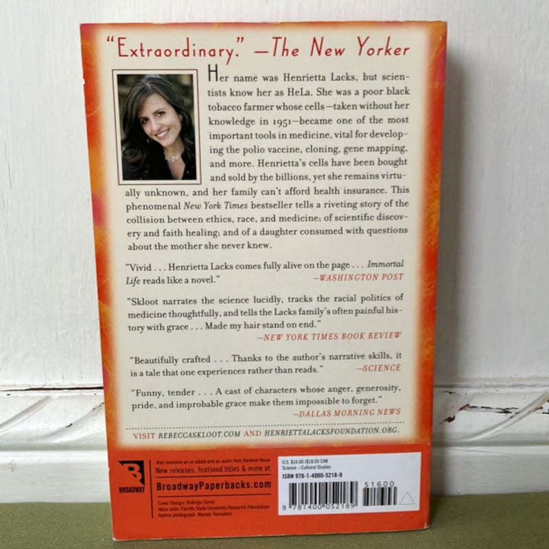 The Immortal Life of Henrietta Lacks