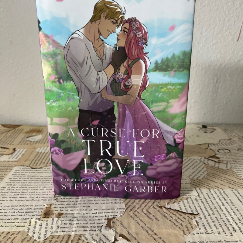 A curse for true love special edition dust jacket hardcover