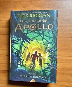 The Burning Maze First Printing Trials of Apollo  Book in Plastic Protector New