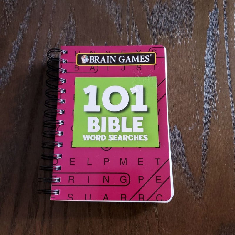 Mini Brain Games 101 Bible Word Searches