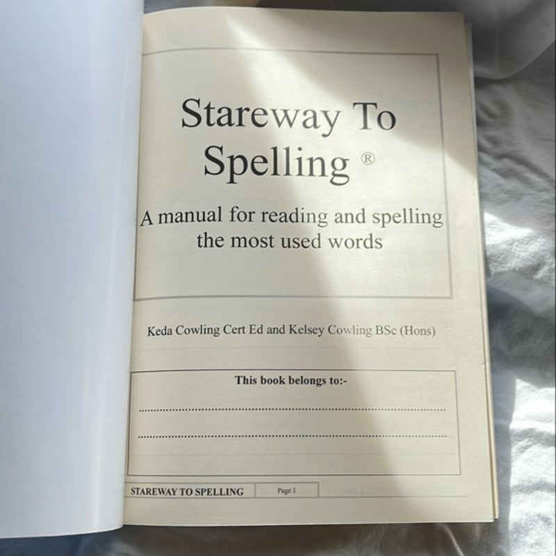 Stareway to Spelling