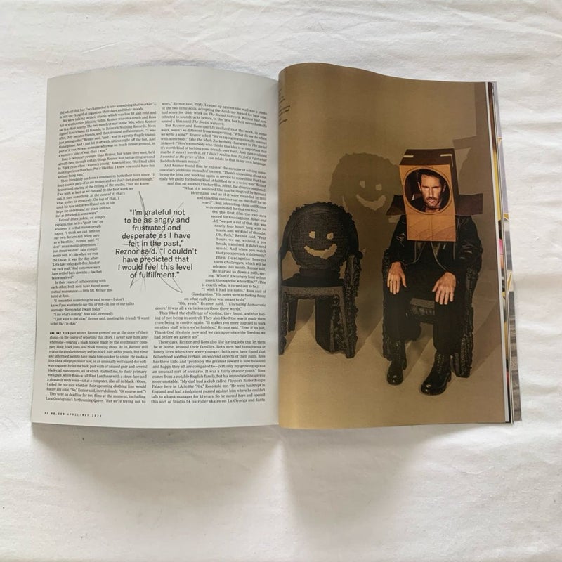 GQ Trent Reznor & Atticus Ross “The Dark Wizards” Issue April/May 2024 Magazine