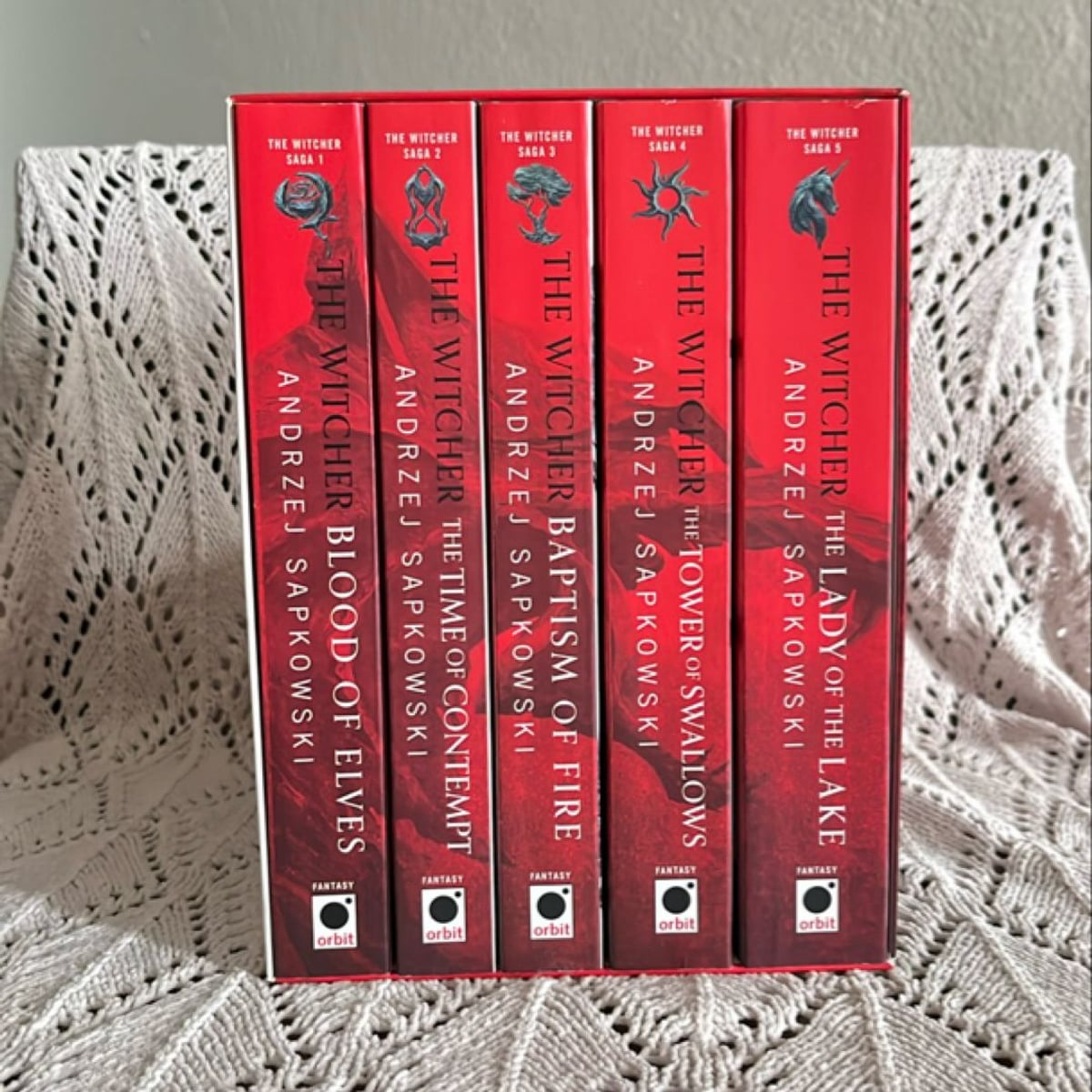 The Witcher Boxed Set: Blood of Elves, the Time of Contempt, Baptism of ...