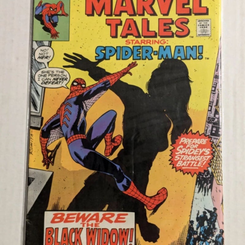 Marvel Comics Group - Marvel Tales Spider-Man - Issue #67 May 1976 Black Widow