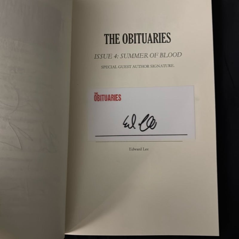 The Obituaries issue 4