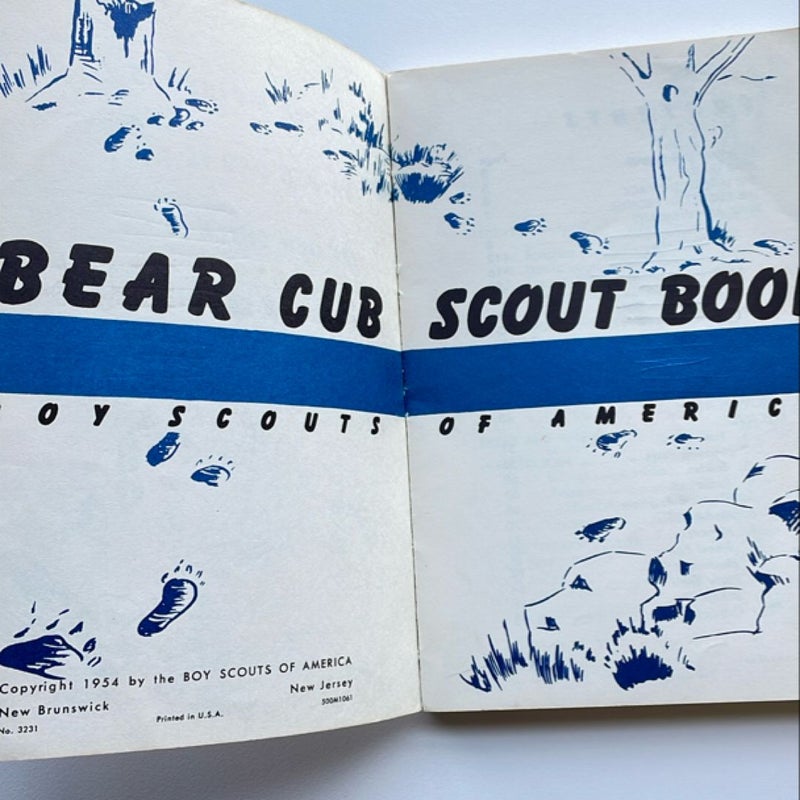 Vintage - Bear Cub Scout Book