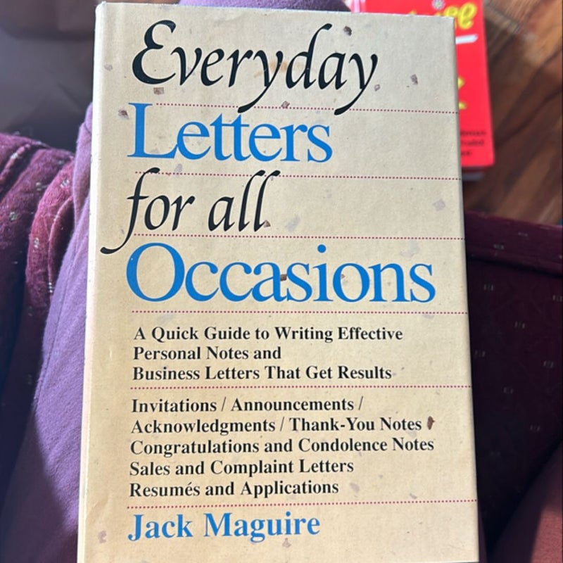 Everyday letters for all occasions 