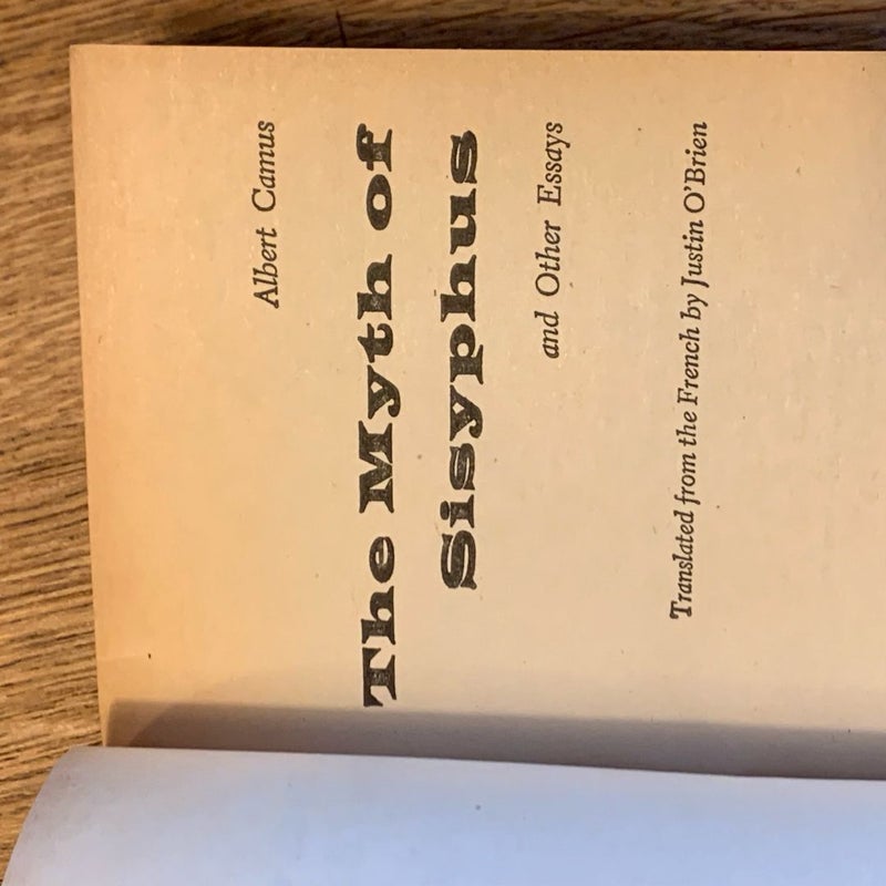 The myth of Sisyphus & Other Essays