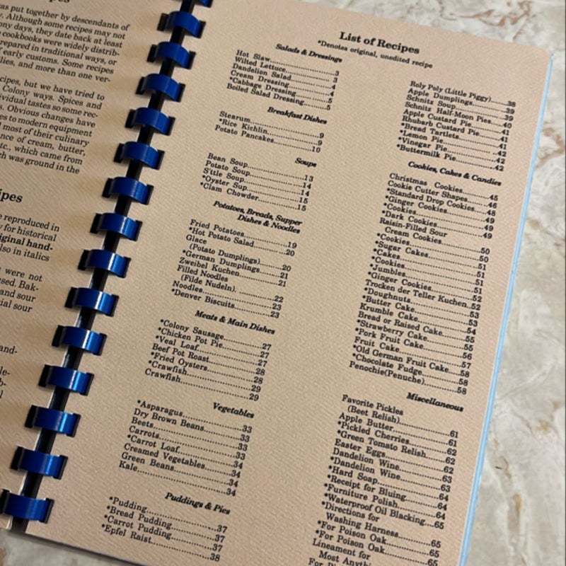 Aurora Colony Heritage Recipes
