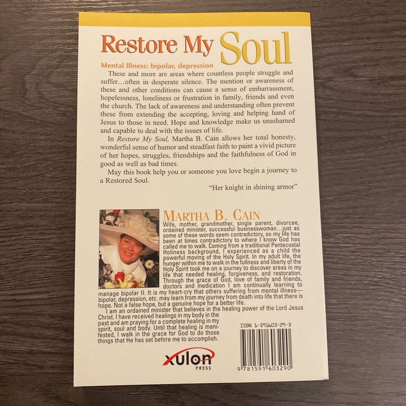 Restore My Soul