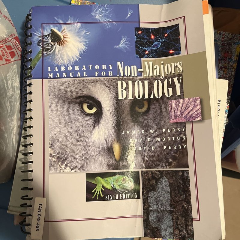 Laboratory Manual for NonMajors Biology by James W. Perry, Paperback