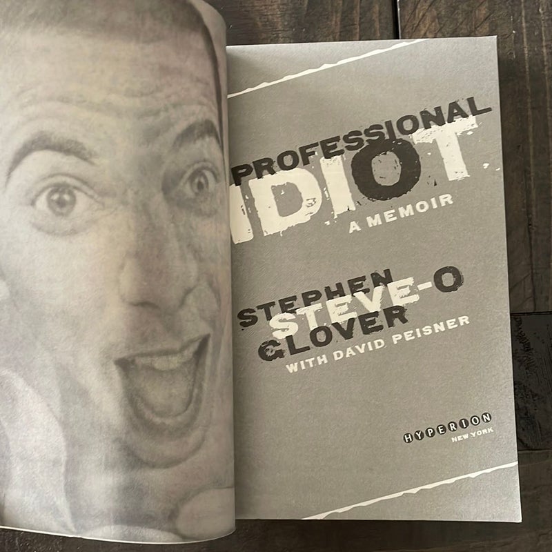 Professional Idiot - signed copy