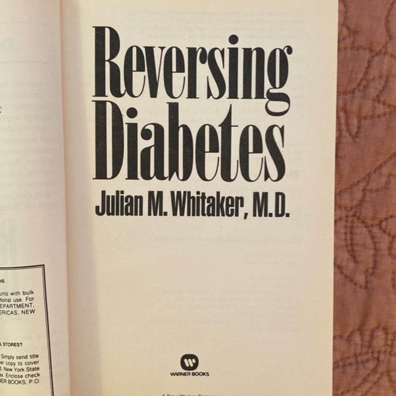 Reversing Diabetes