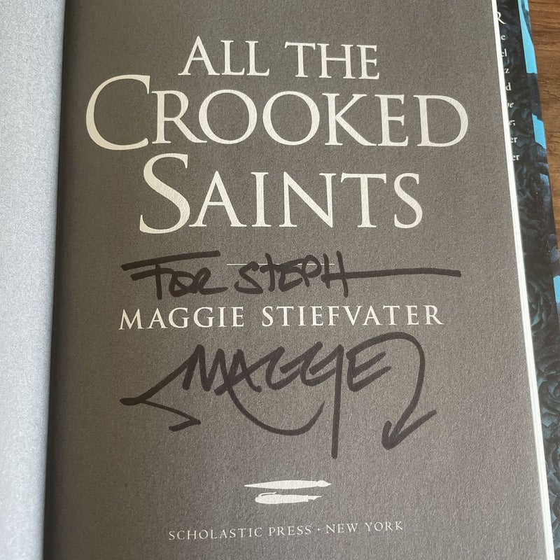 SIGNED All the Crooked Saints