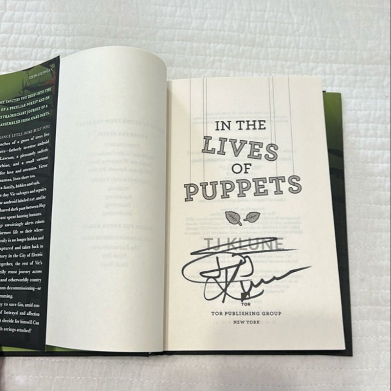 In the Lives of Puppets - signed copy!