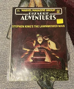 Marvel Comics Bizarre Adventures #29 Stephen King’s The Lawnmower Man 1981 Comic