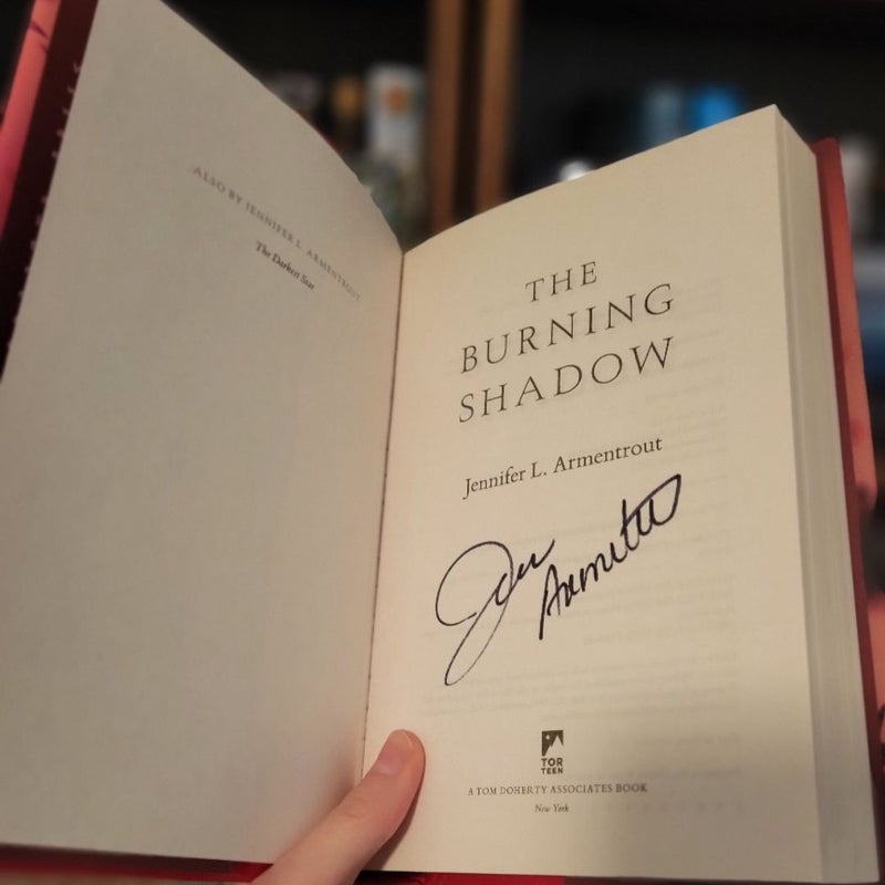 The Burning Shadow *Signed First Edition*