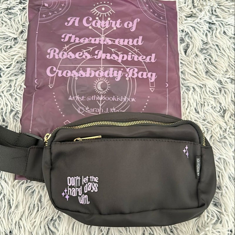 Bookish Box A Court of Thorns and Roses Crossbody Belt Bag