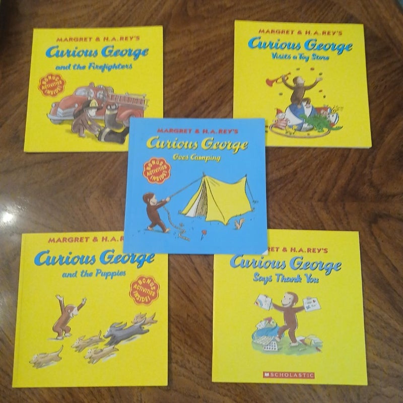 Curious George Bundle of 5