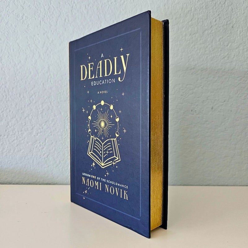 A Deadly Education Deluxe First Edition Owlcrate Signed