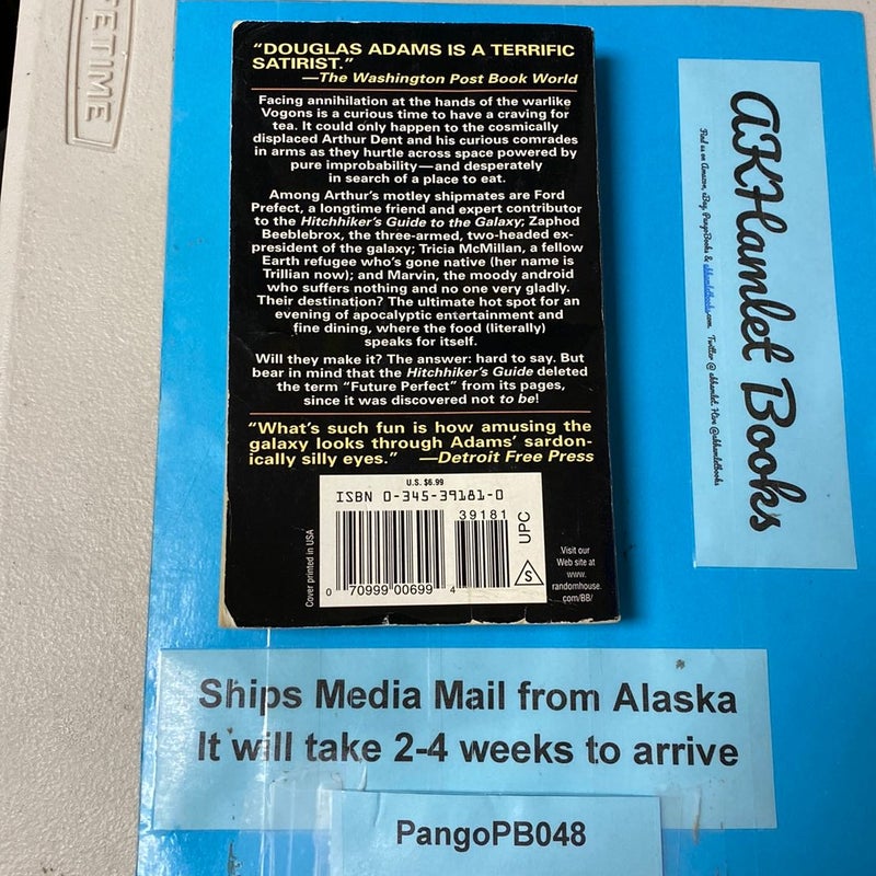 The Restaurant at the End of the Universe