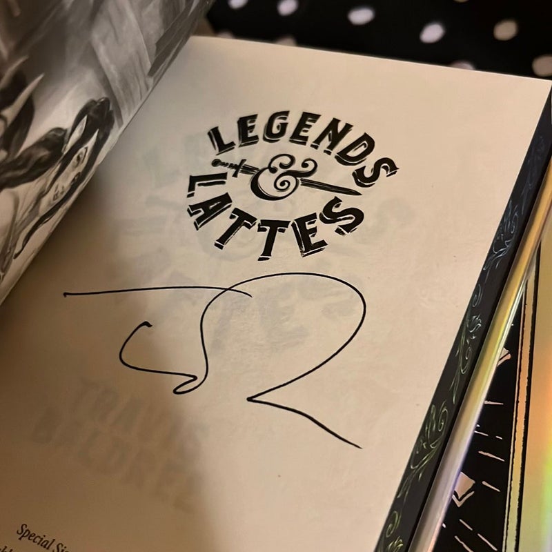 Legends & Lattes, Bookshops & Bonedust duology (signed!)