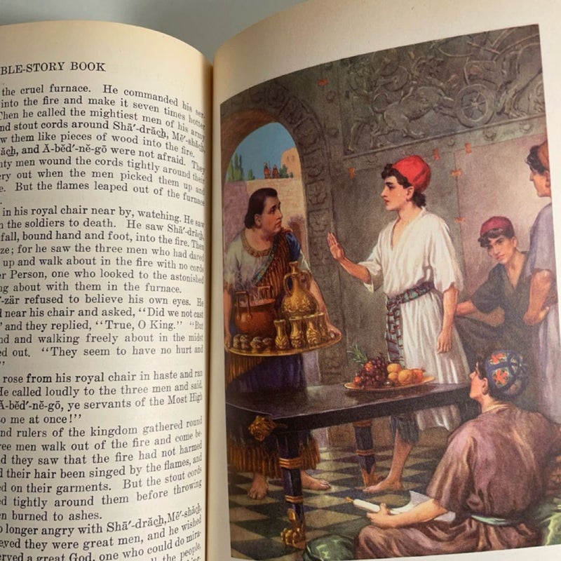 Vintage Egermeier’s Bible Story Book Elsie E. Egermeier Warner Press 1947 Illus.