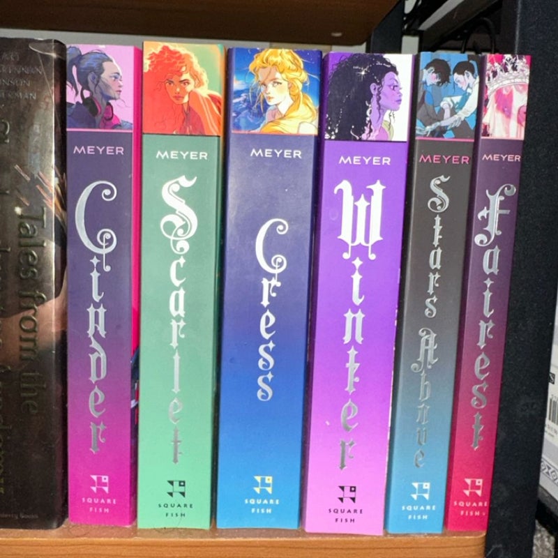The Lunar Chronicles redisigned covers