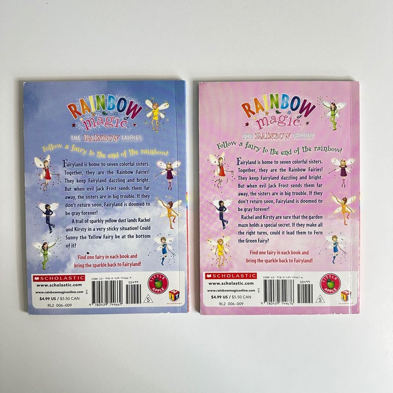 Rainbow Magic, The Rainbow Fairies book bundle, 7 books