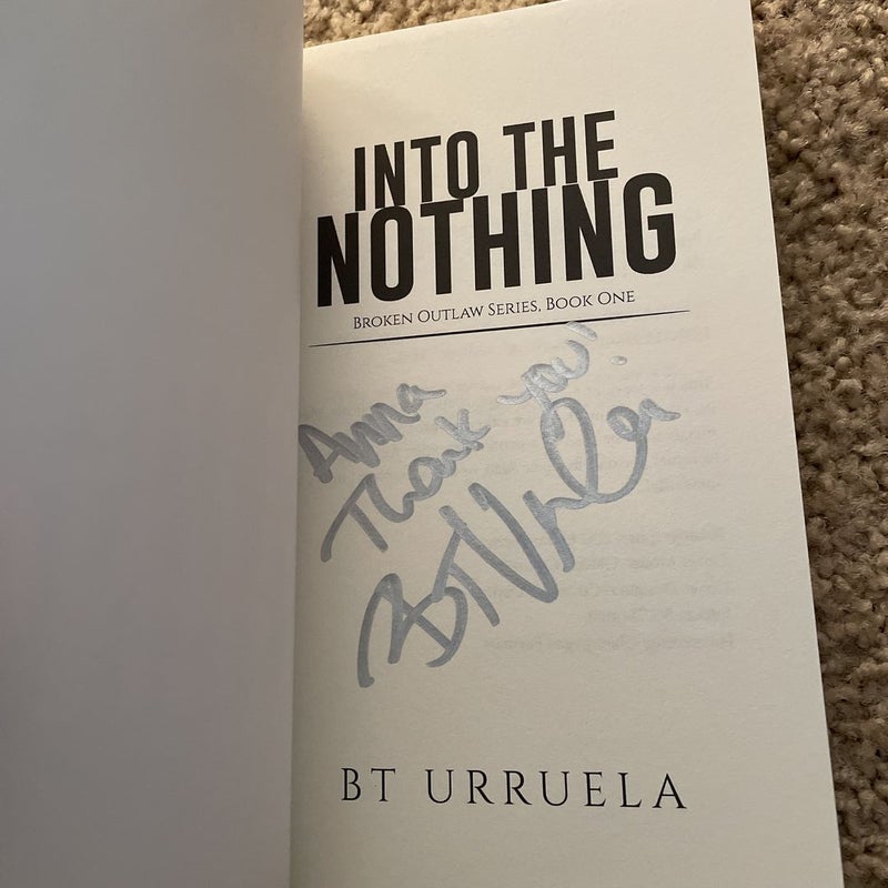 Into the Nothing (OOP signed by the author)
