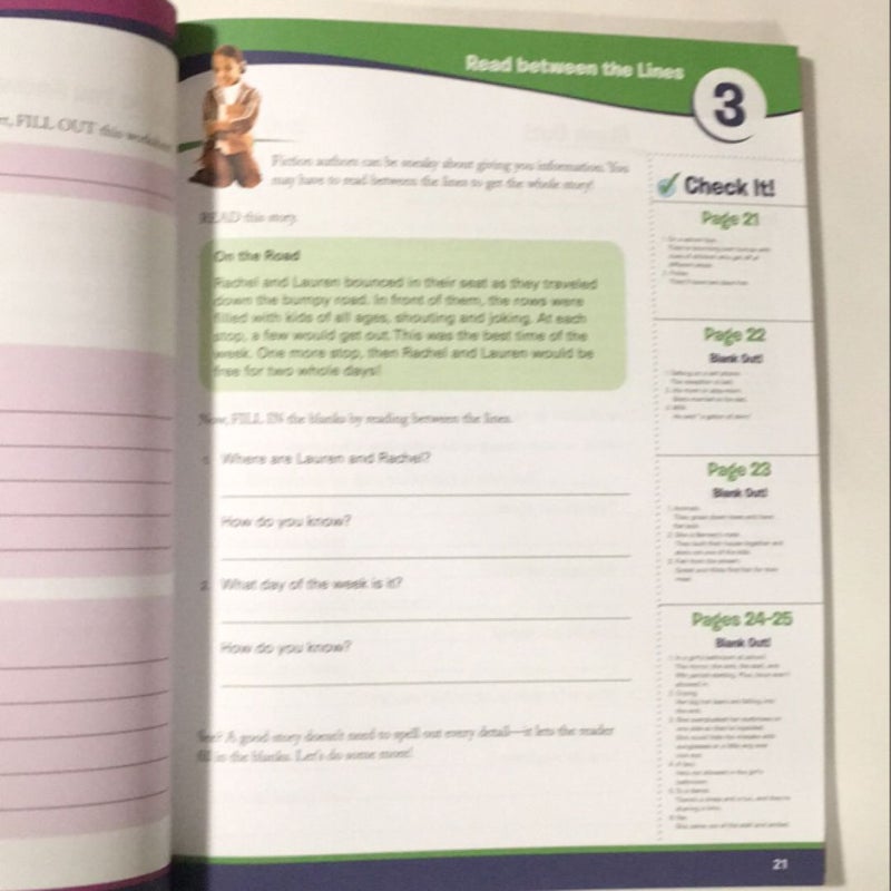 5th Grade Reading Comprehension Success Workbook