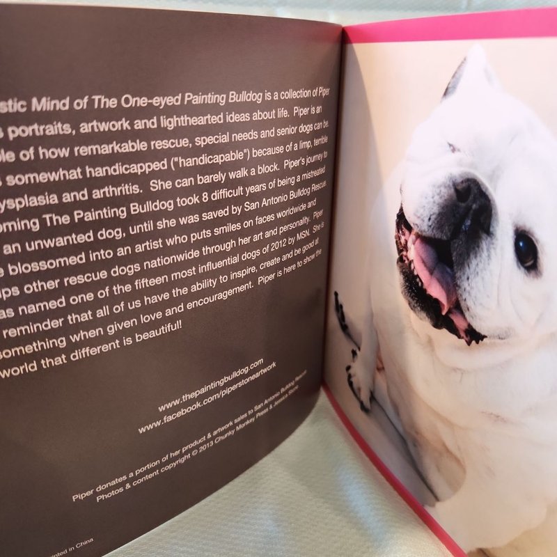 The Artistic Mind of the One-Eyed Painting Bulldog