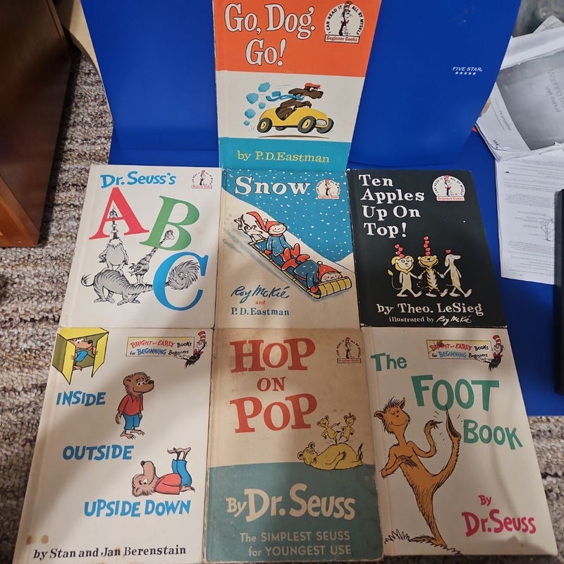 Dr. Seuss PACK #6 - 1960's Old Skool BOOK CLUB EDITION Stories