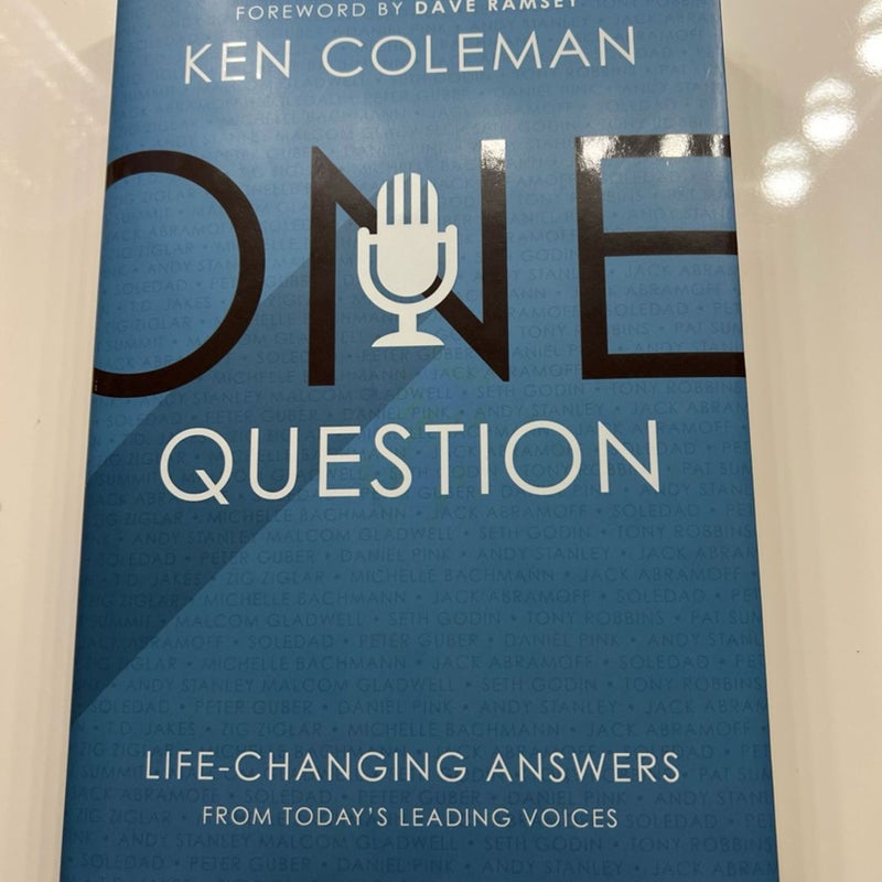 One Question Ken Coleman signed
