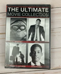 Will Smith Multi Feature 4- DVD Collection Hancock Hitch Seven Pounds Pursuit..