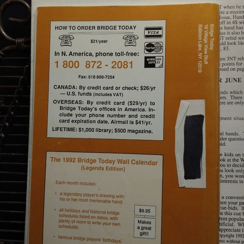 Bridge Today and Mikes Newsletter 1991-1998