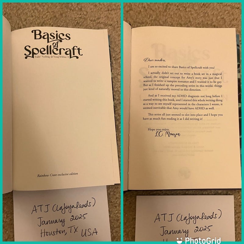 Basics of Spellcraft (Rainbow Crate Sep 2023 Neurodivergent & Queer box)