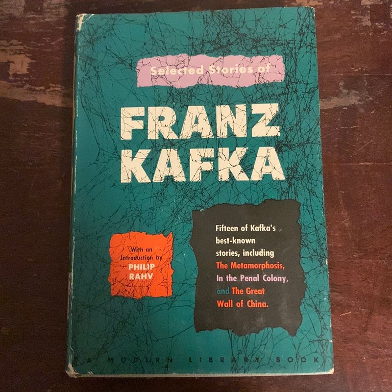 SELECTED STORIES OF FRANZ KAFKA- 1952 Modern Library HC