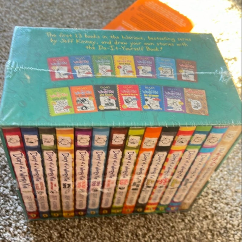 A Library of a Wimpy Kid 1-14Books Boxed Set, Complete Full Collection Series,