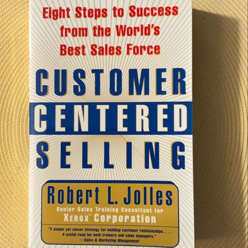 Customer Centered Selling