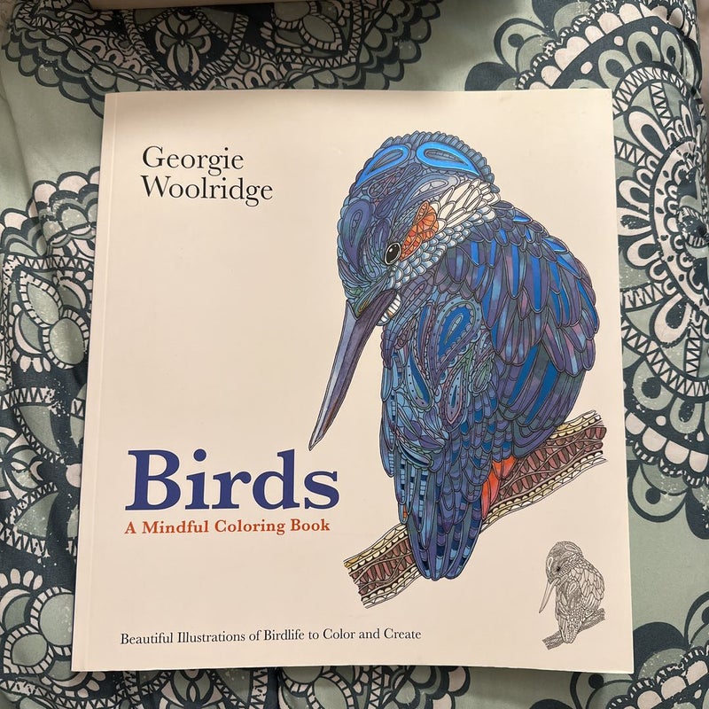 Birds coloring book