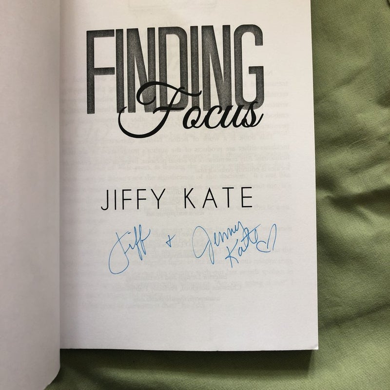 Finding Focus -signed copy